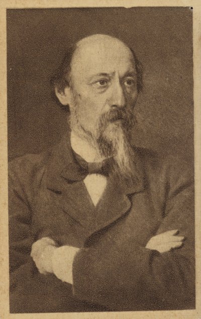 Nikolay Nekrasov, Russian poet by Ivan Nikolaevich Kramskoy